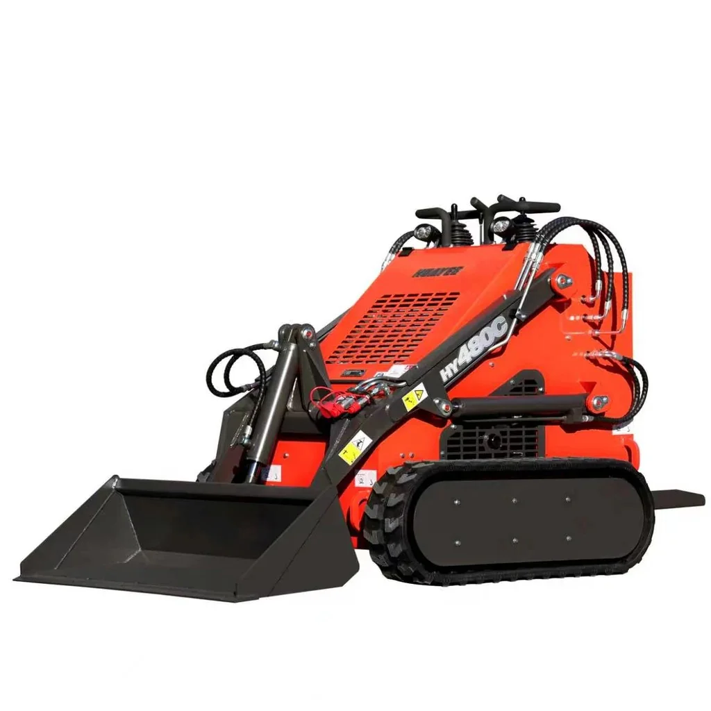 Compact Track Stand-on Skid Steer Loader with 23 hp RATO Engine | HUAYEE HY480C