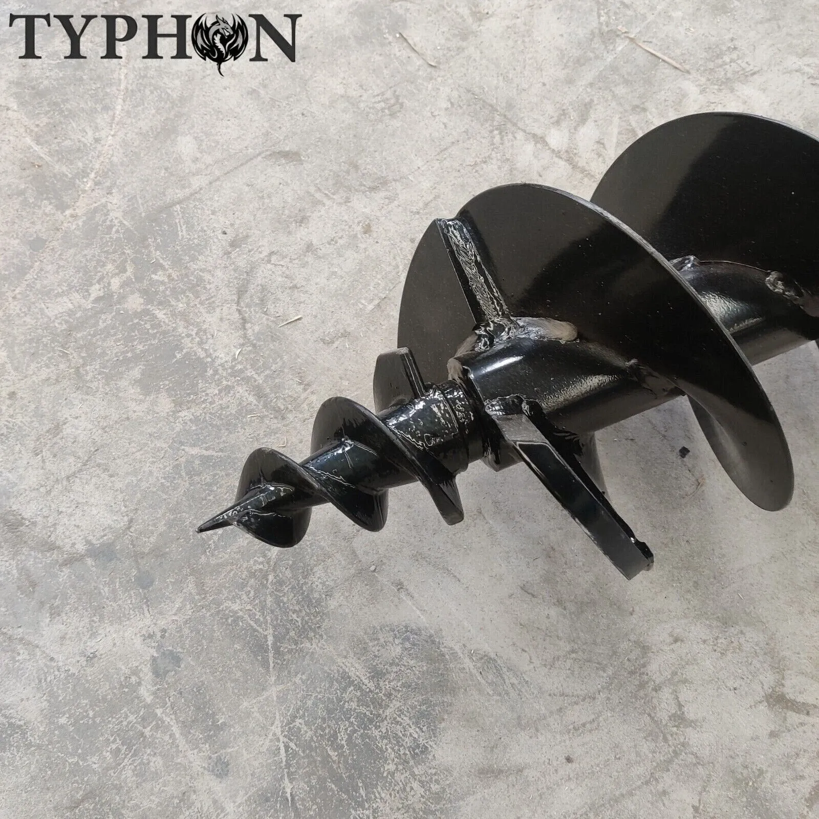 Mini Excavator Attachment Hydraulic Auger 7.8in Dia Earth Drilling Hole Attchmen