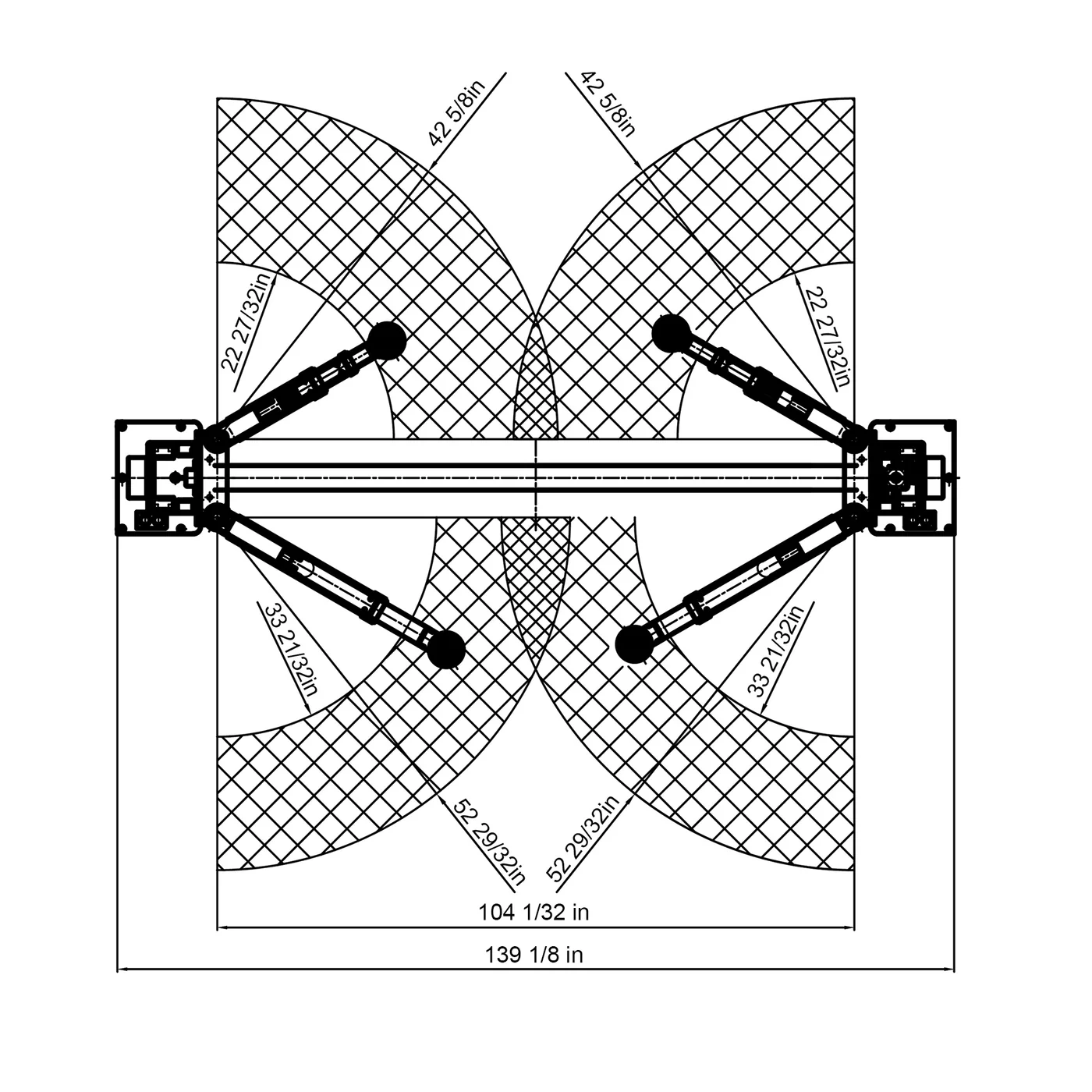 APlusLift HW-10ASY 10,000LB 2-Post Overhead Symmetrical & Asymmetrical Single Release Car Lift