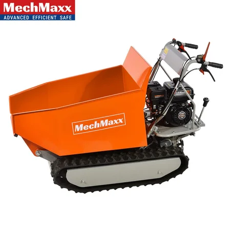 MechMaxx 1100Lbs Load Capacity Petrol Engine Powered Track Mini Dumper, D50MA