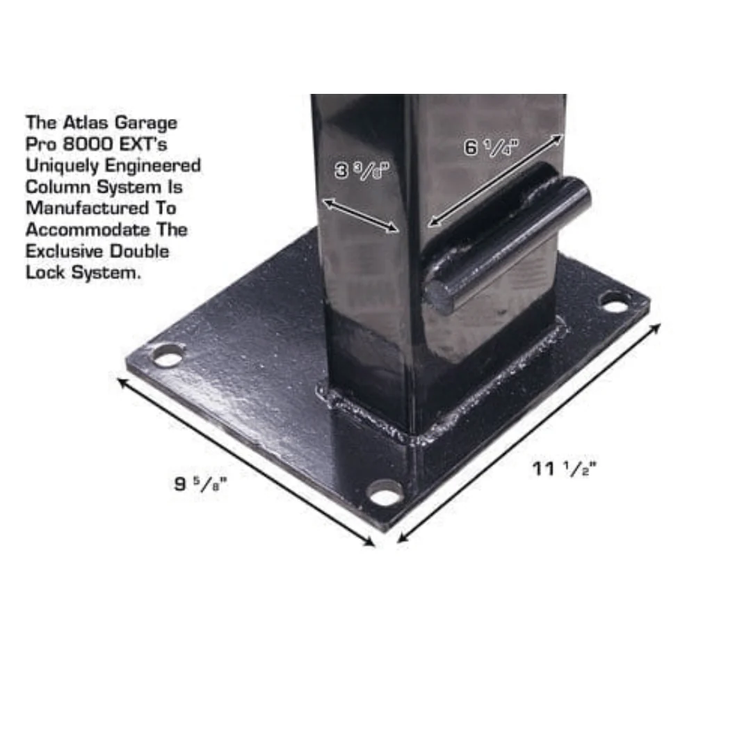 Atlas® Garage Pro 8000 Ext Ex-Tall Service/Parking 4 Post Lift 8,000 lbs