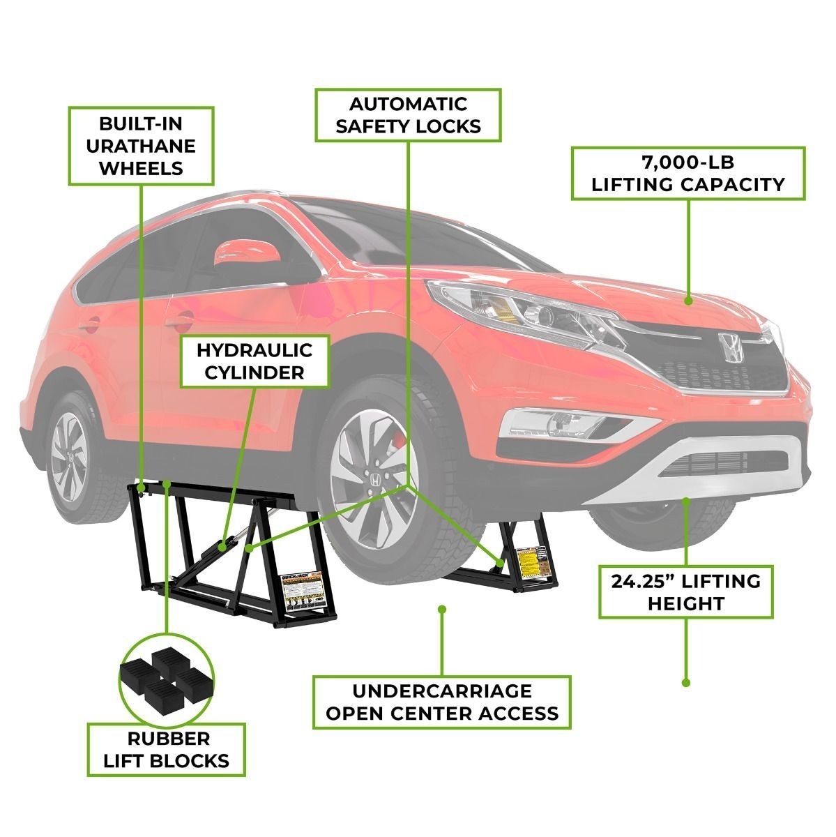 QuickJack 7000TL Portable Car Lift