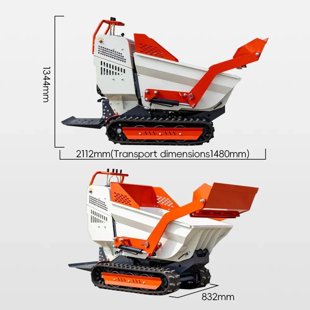 MS5050 1100 lb Tracked Mini Dumper
