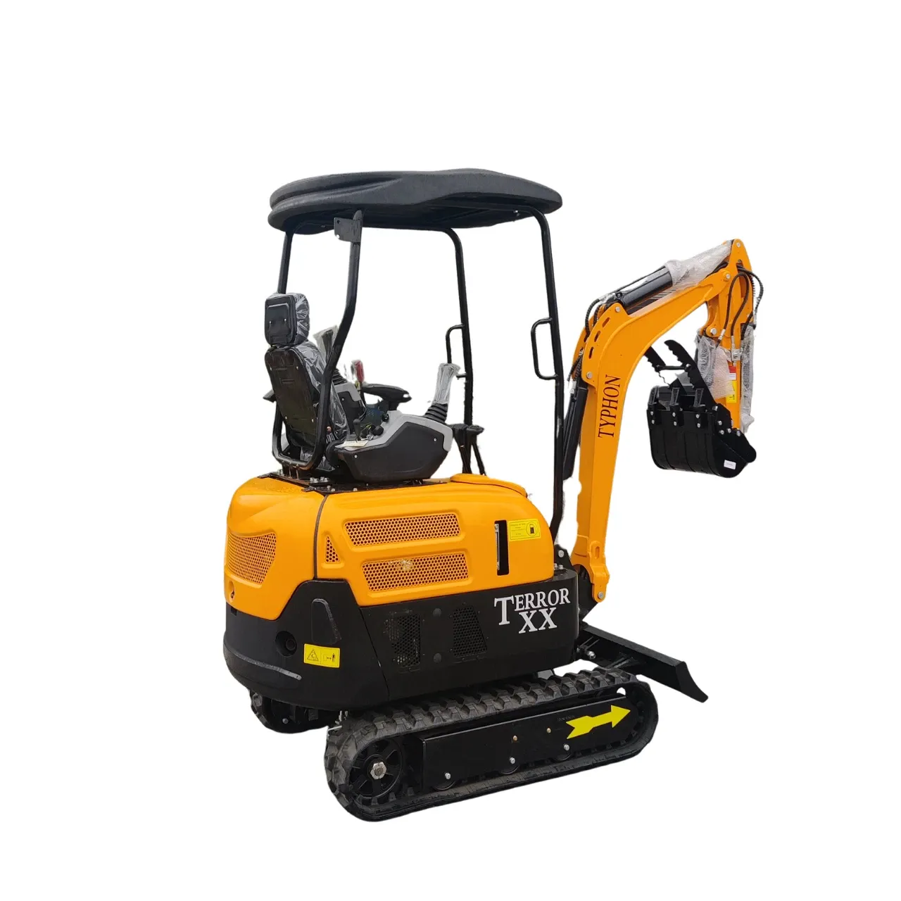 TYPHON TERROR XX 4000lb Mini Excavator 12 Attachments Kubota D902 Diesel Engine