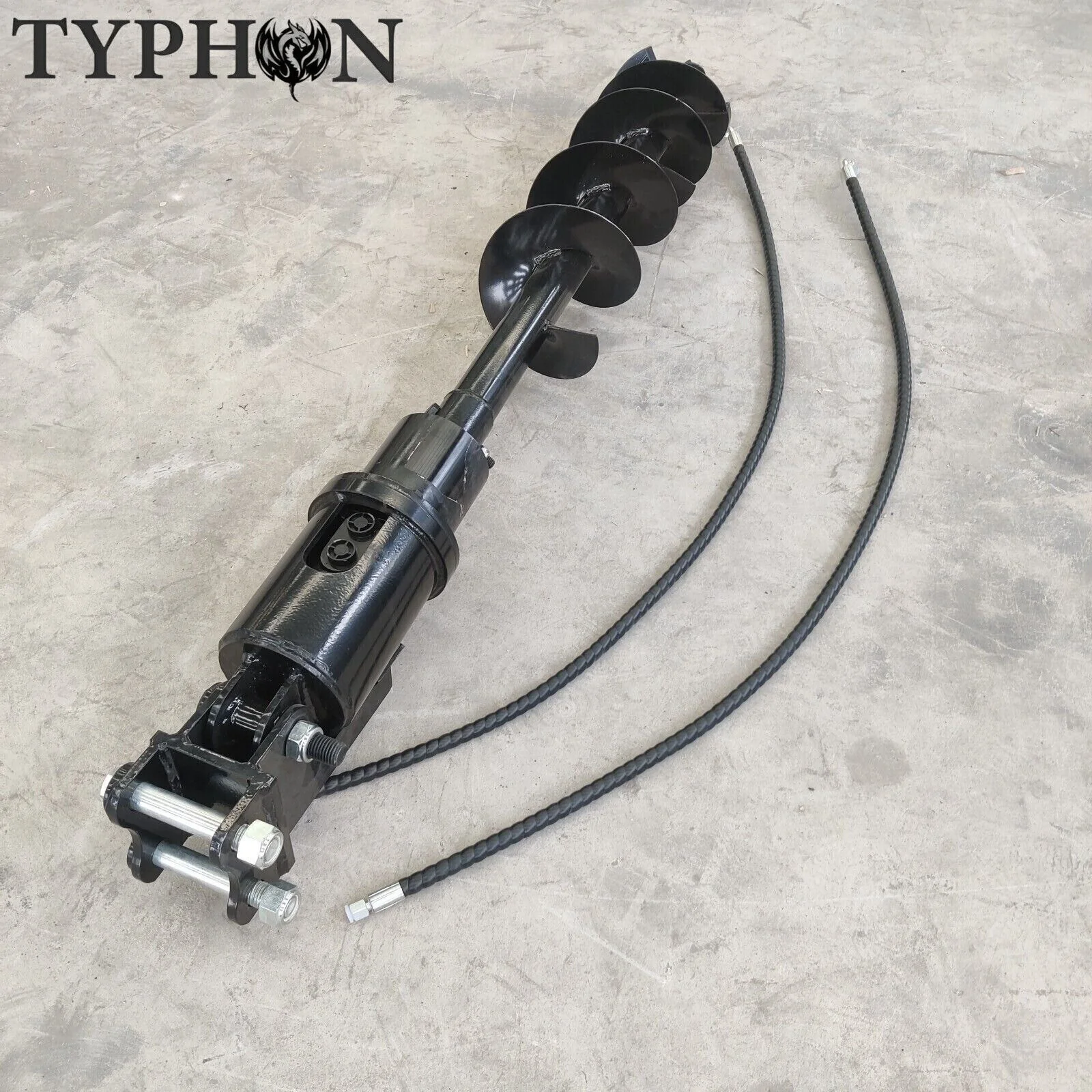 Mini Excavator Attachment Hydraulic Auger 7.8in Dia Earth Drilling Hole Attchmen