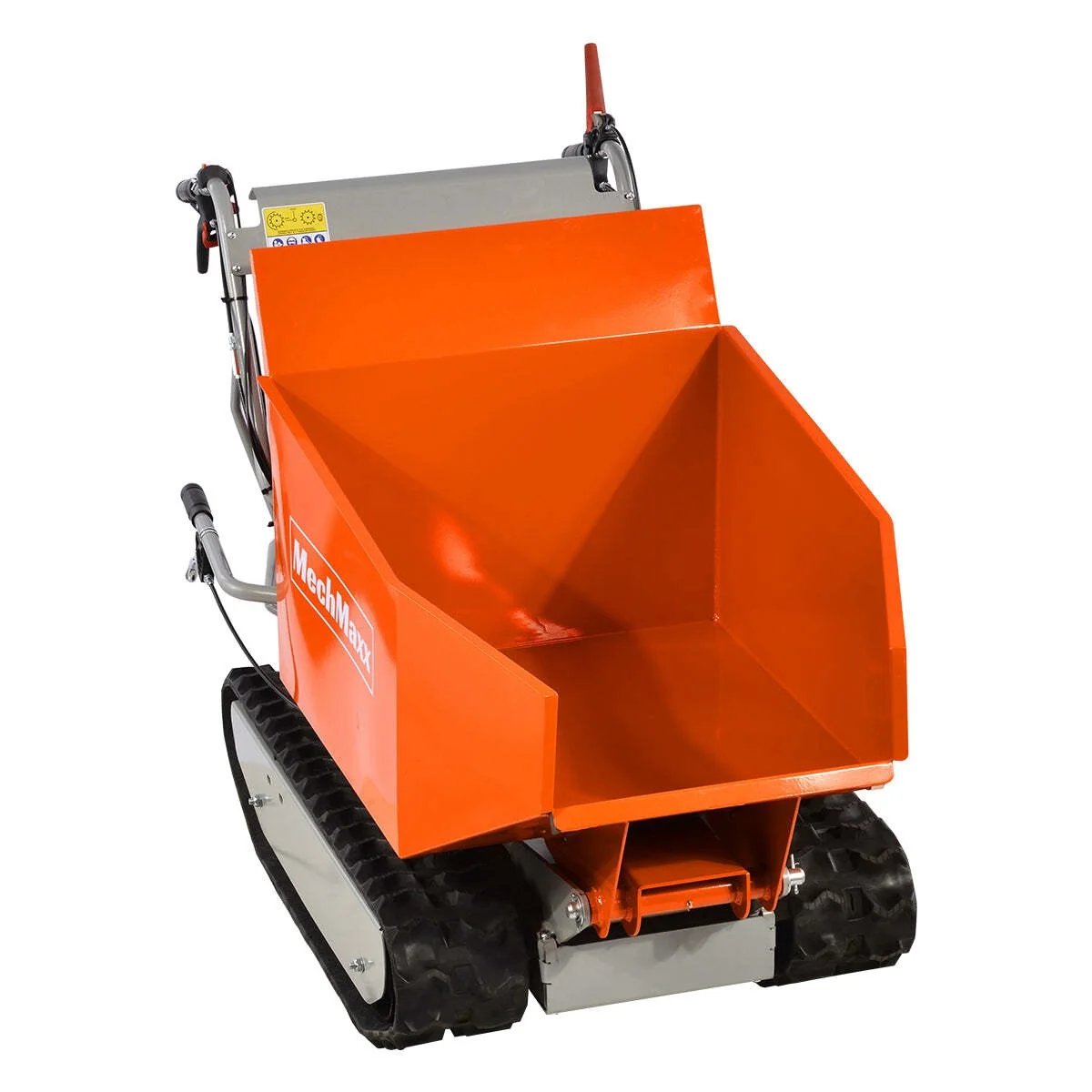 MechMaxx 1100Lbs Load Capacity Petrol Engine Powered Track Mini Dumper, D50MA