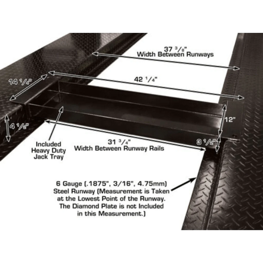 Atlas® Garage Pro 8000 Ext Ex-Tall Service/Parking 4 Post Lift 8,000 lbs