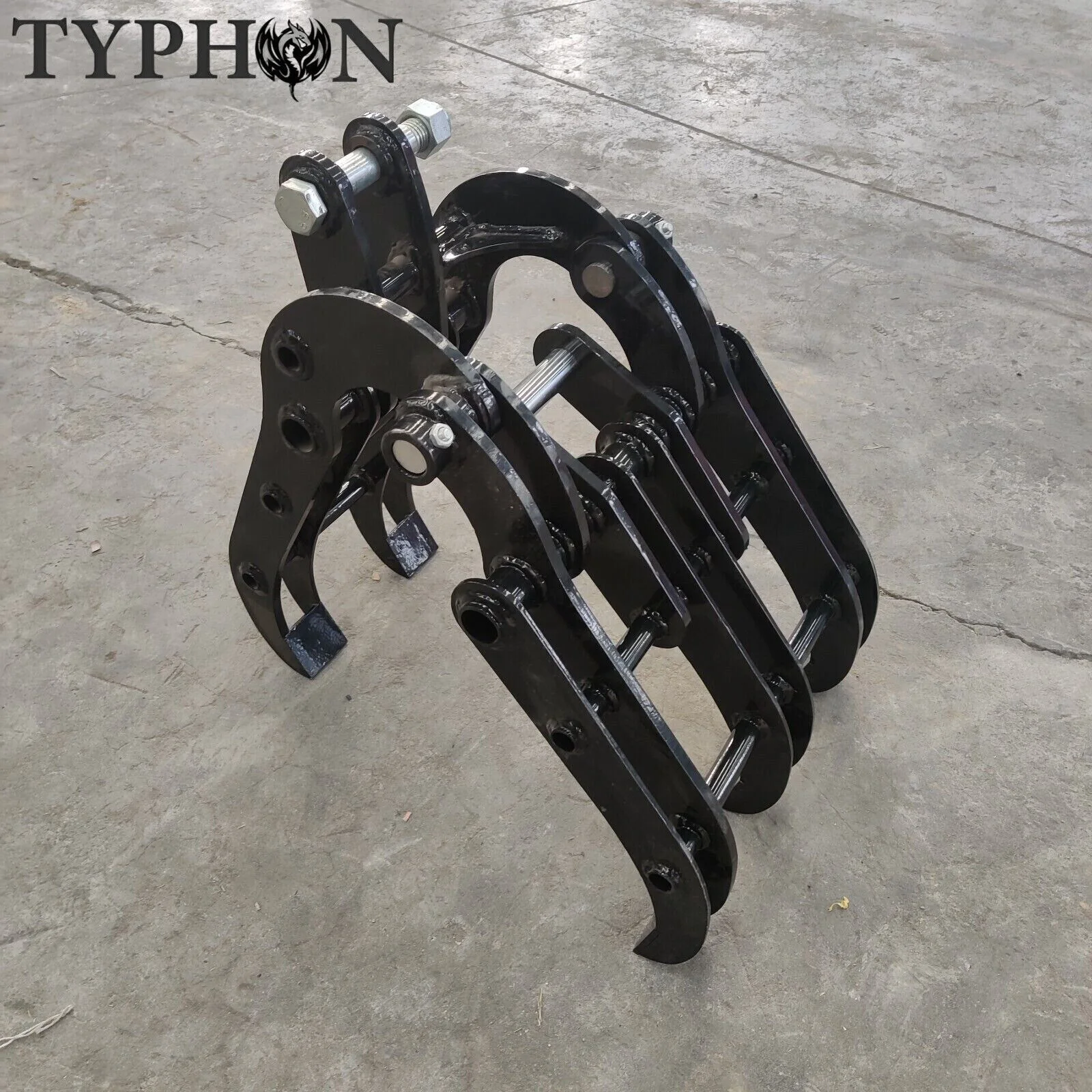 Mini Excavator Attachment Grapple For Small Diggers 1 T Generic Wide Opening