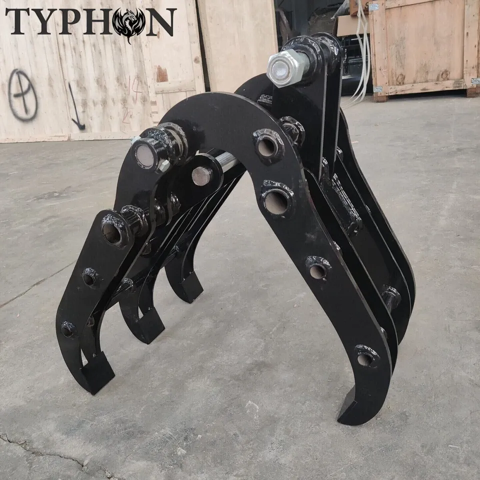 Mini Excavator Attachment Grapple For Small Diggers 1 T Generic Wide Opening
