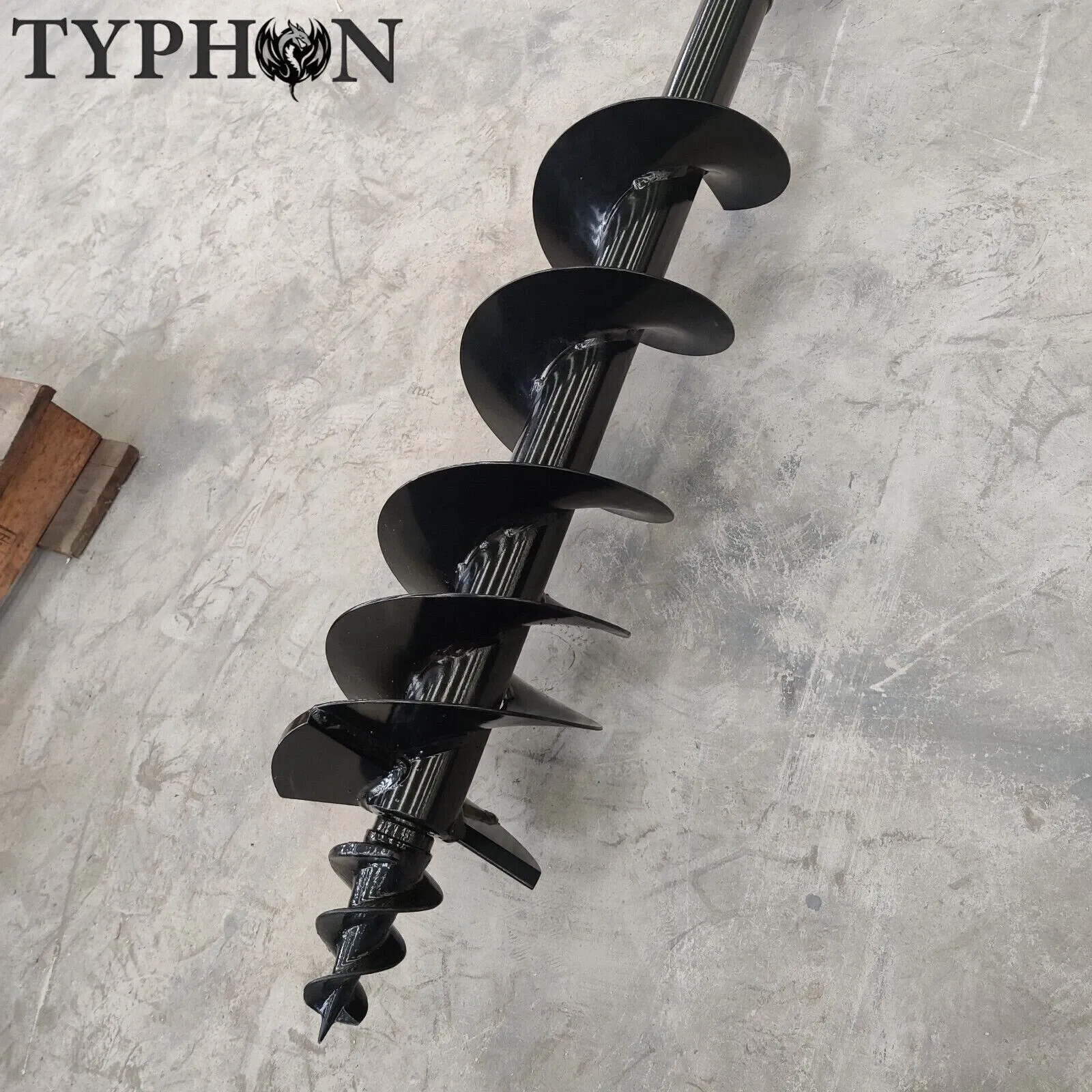 Mini Excavator Attachment Hydraulic Auger 7.8in Dia Earth Drilling Hole Attchmen