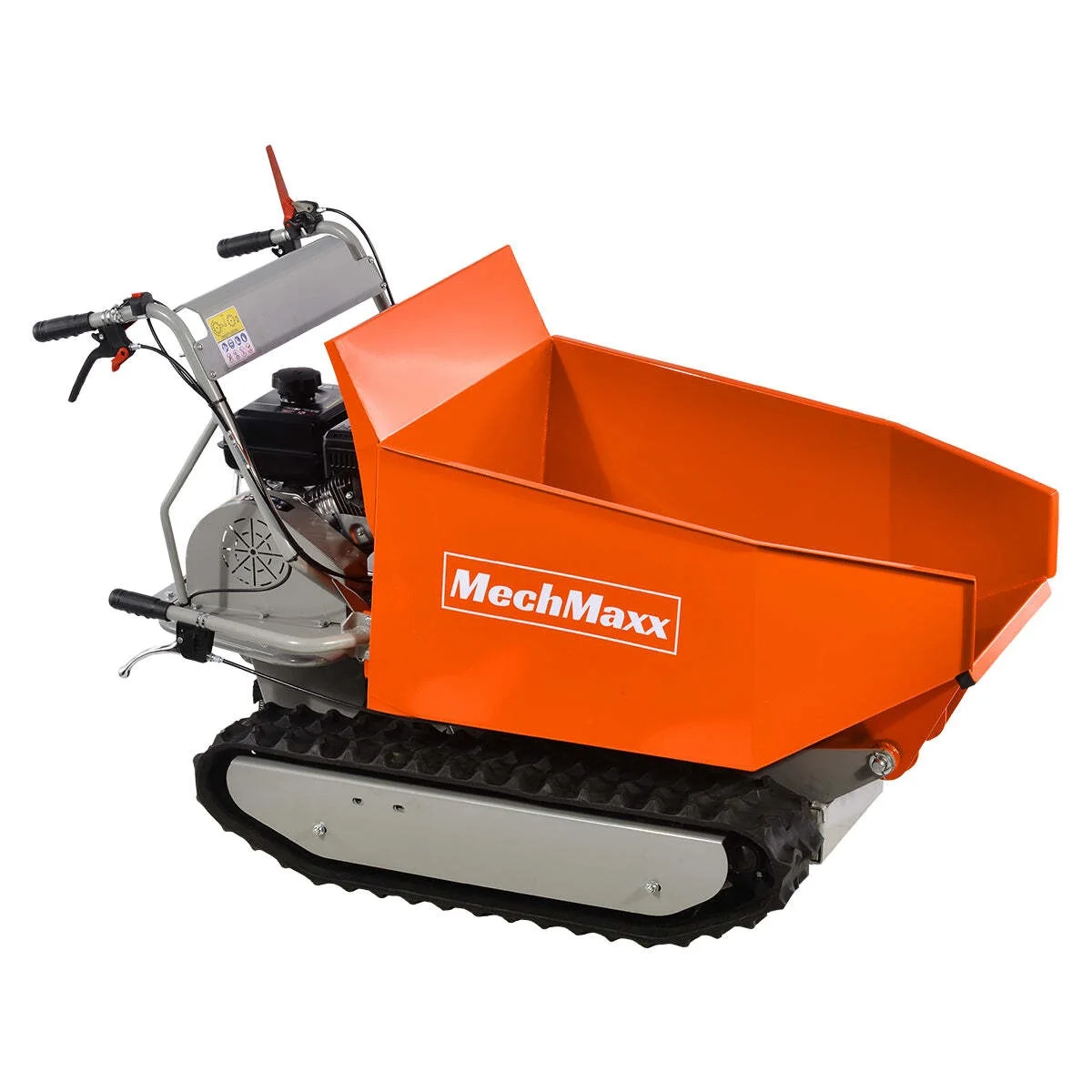 MechMaxx 1100Lbs Load Capacity Petrol Engine Powered Track Mini Dumper, D50MA