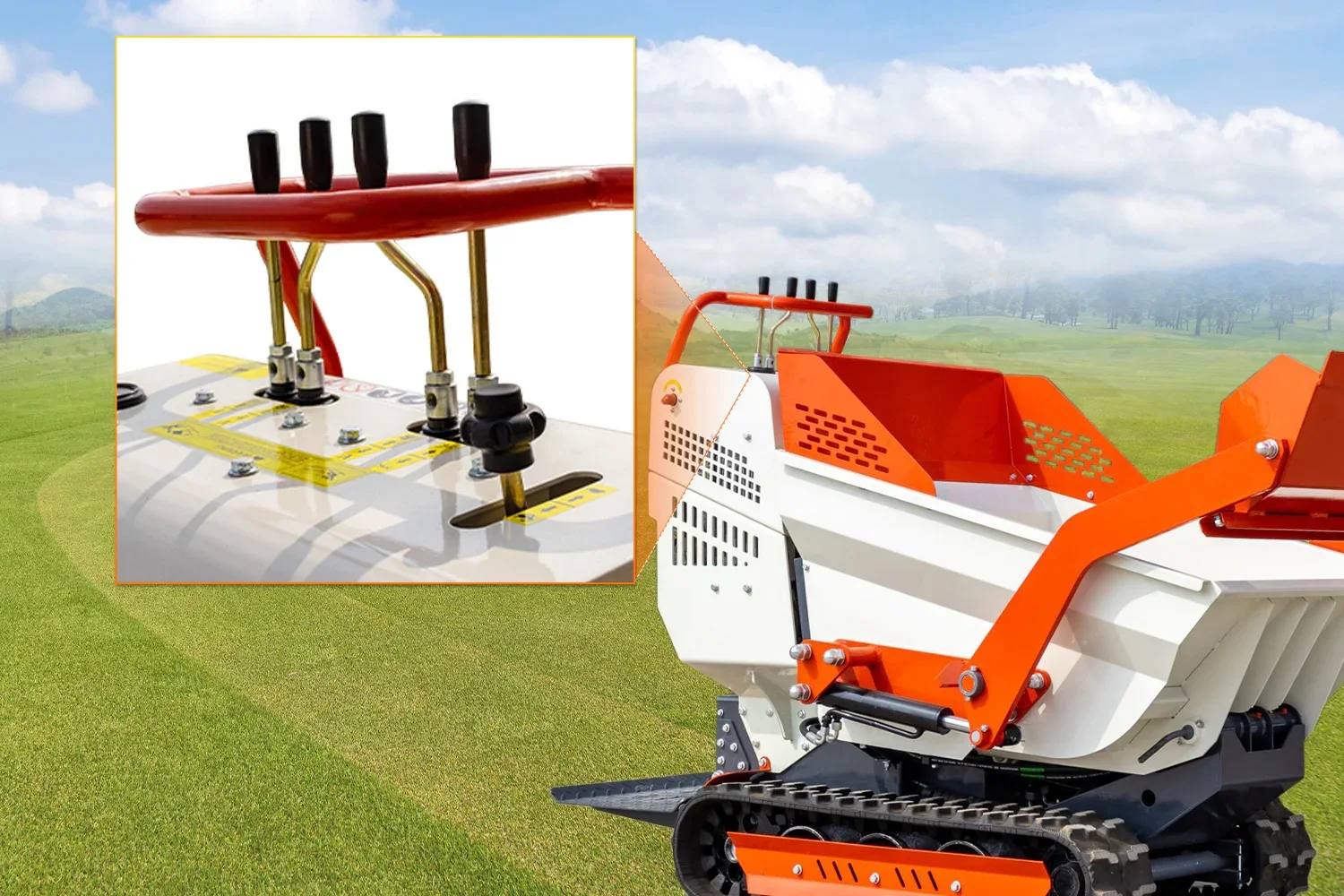 MS5050 1100 lb Tracked Mini Dumper