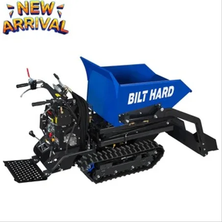 BILT HARD 1100lbs Capacity Tracked Wheelbarrow – 302cc Gas Powered Dumper w/ Electric Start