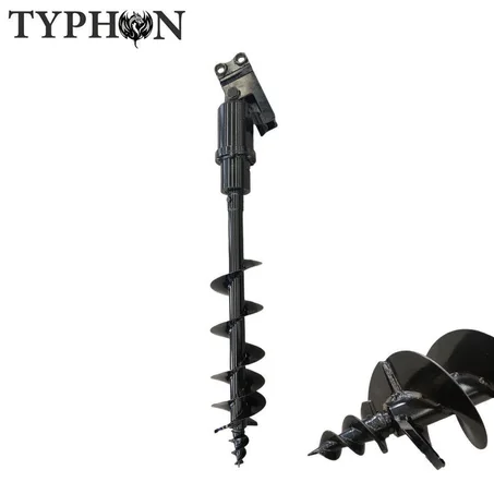 Mini Excavator Attachment Hydraulic Auger 7.8in Dia Earth Drilling Hole Attchmen