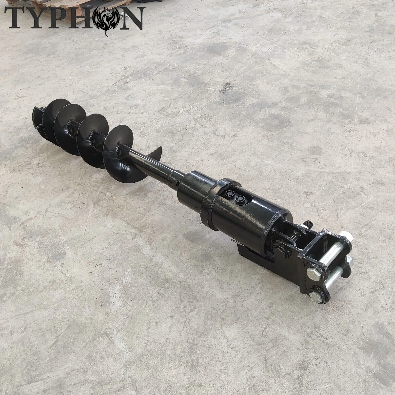 Mini Excavator Attachment Hydraulic Auger 7.8in Dia Earth Drilling Hole Attchmen