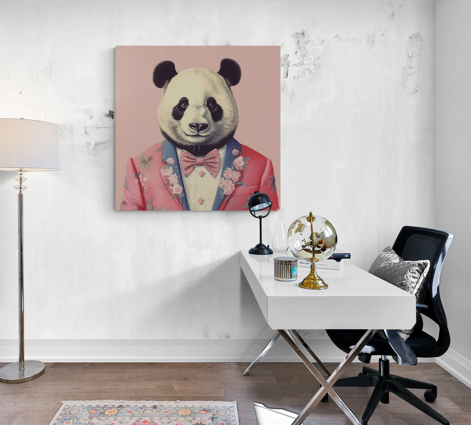 Cadre décoratif panda