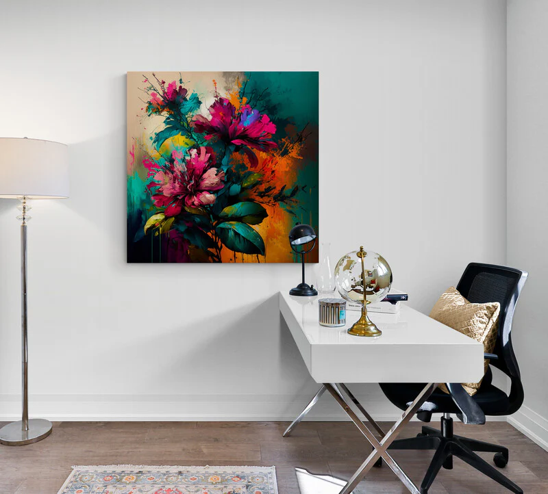 Tableau Fleurs Modernes