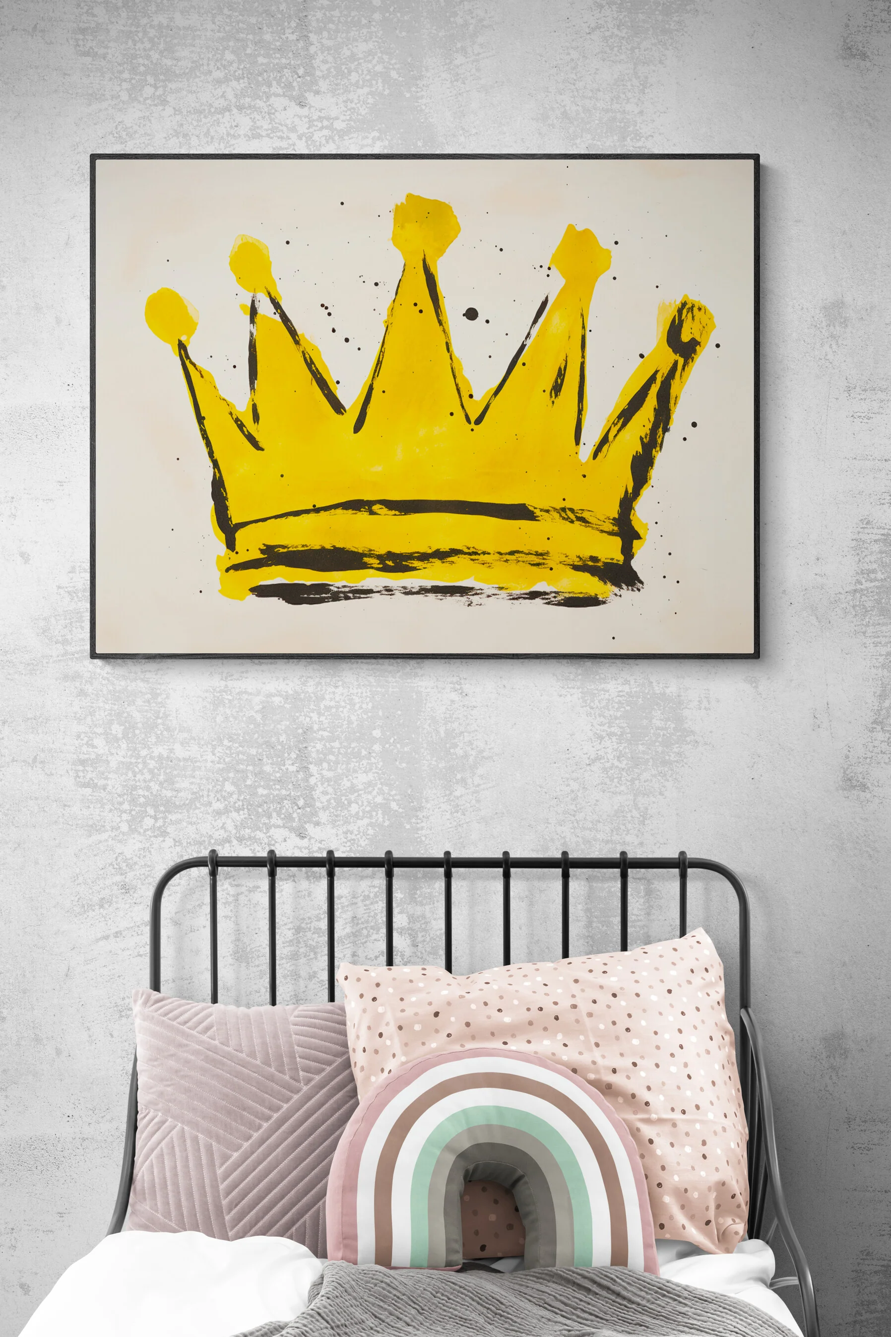 Décor Mural Couronne Bébé