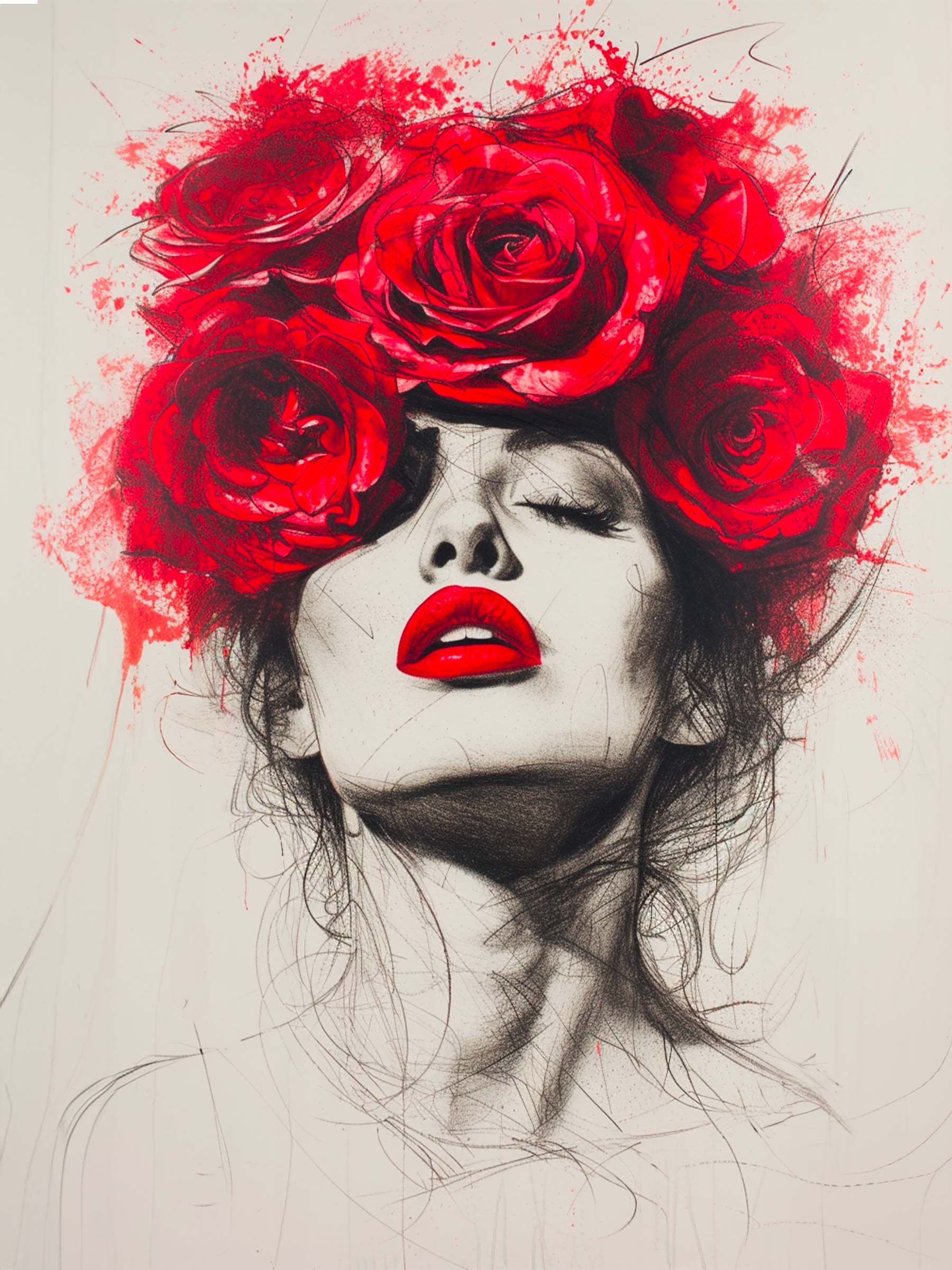 Femme aux Roses