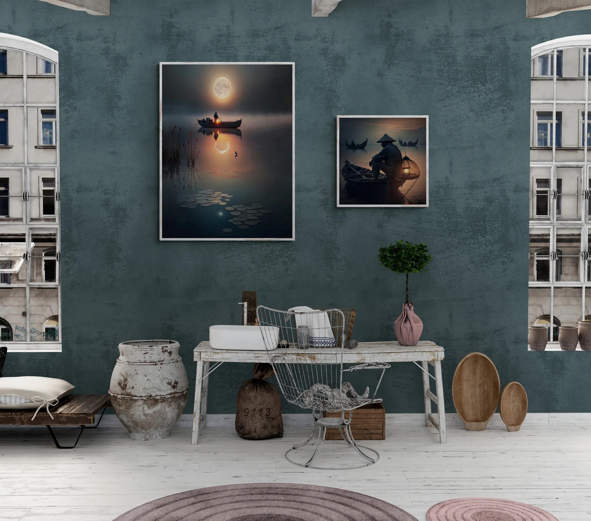 Barque au Lever du Soleil