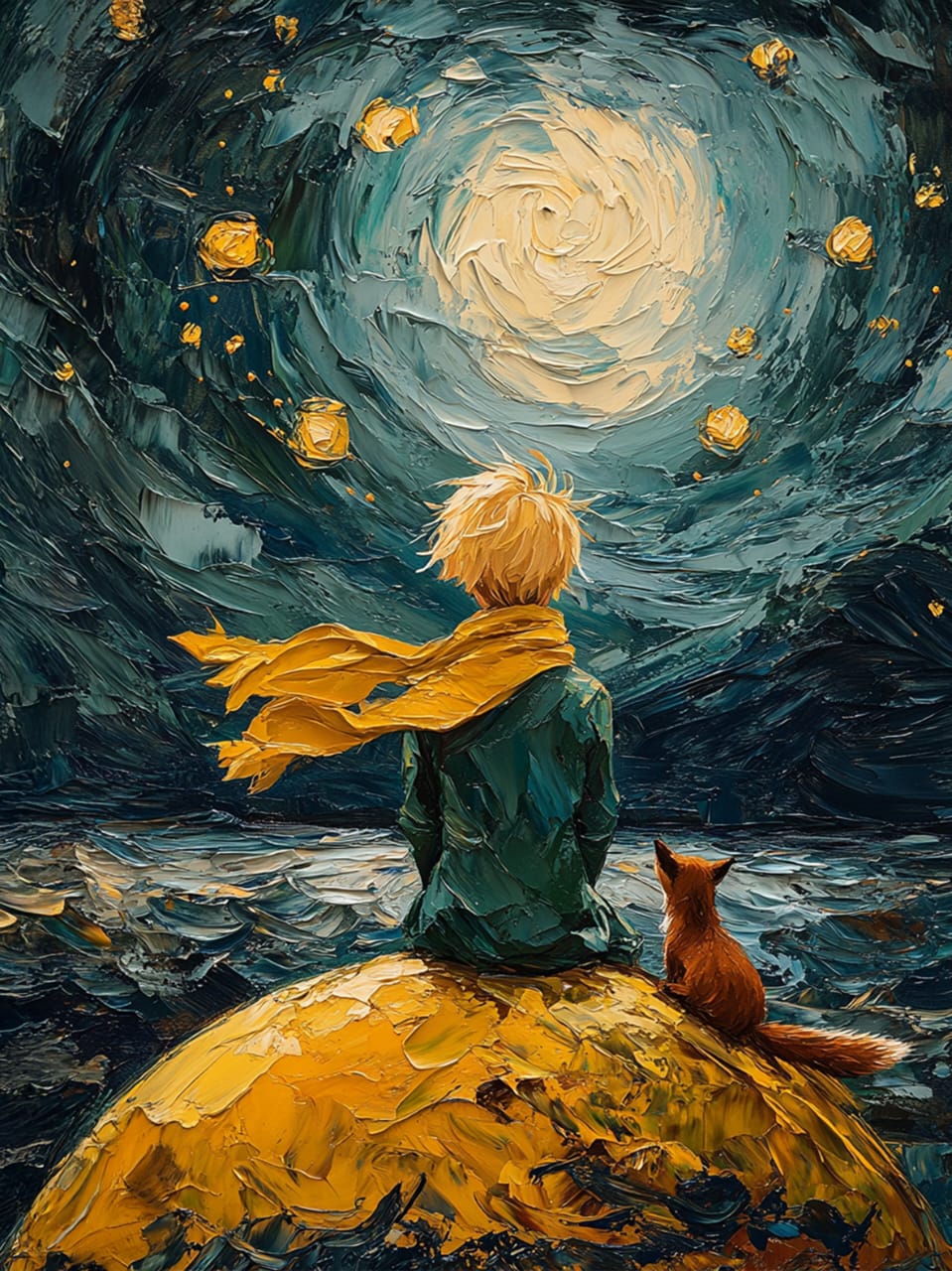 Poésie du Petit Prince étoilé