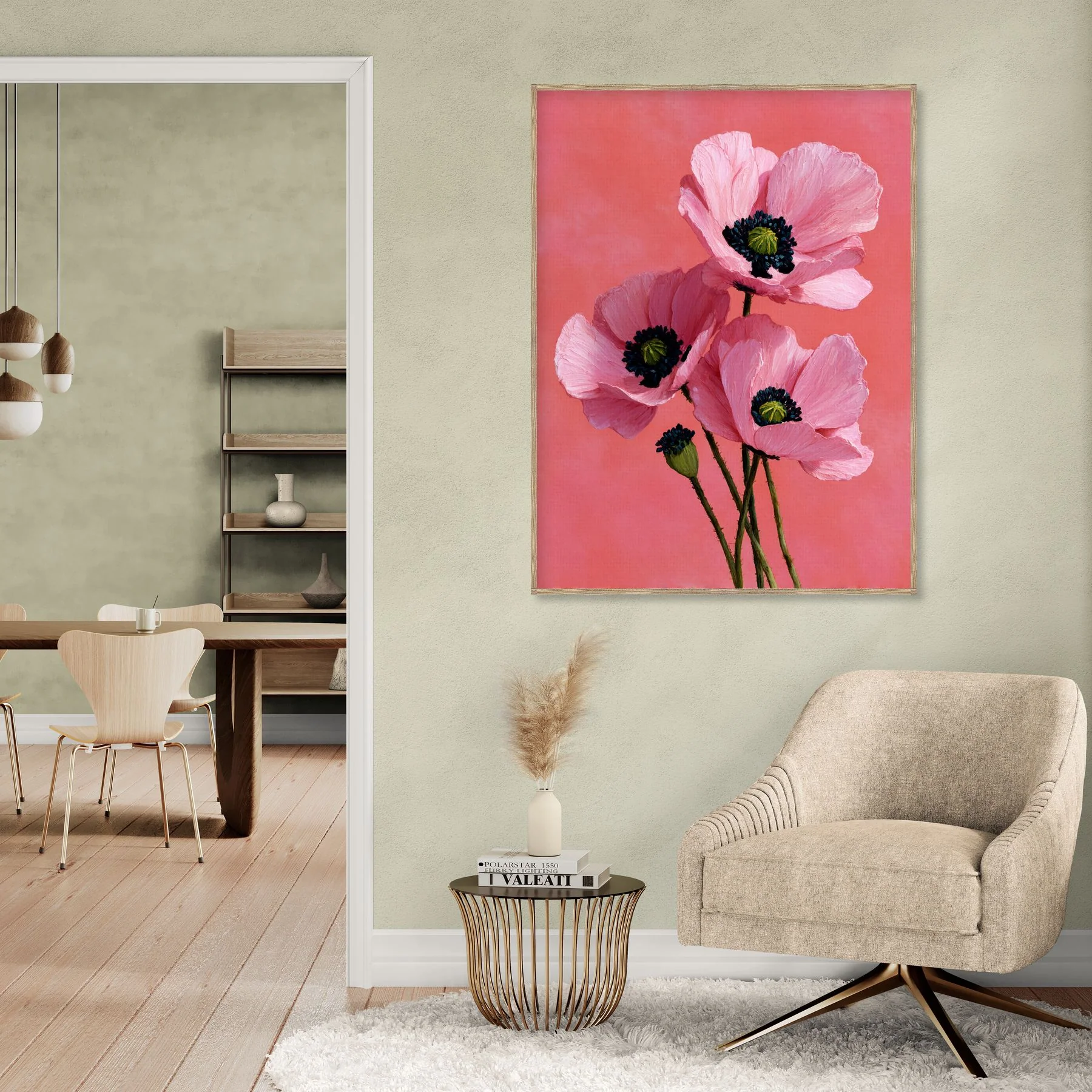 Fleurs de pavot rose de Marjolein Bastiaans