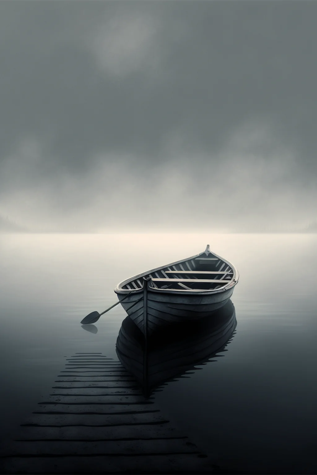 Tableau Barque Flottante