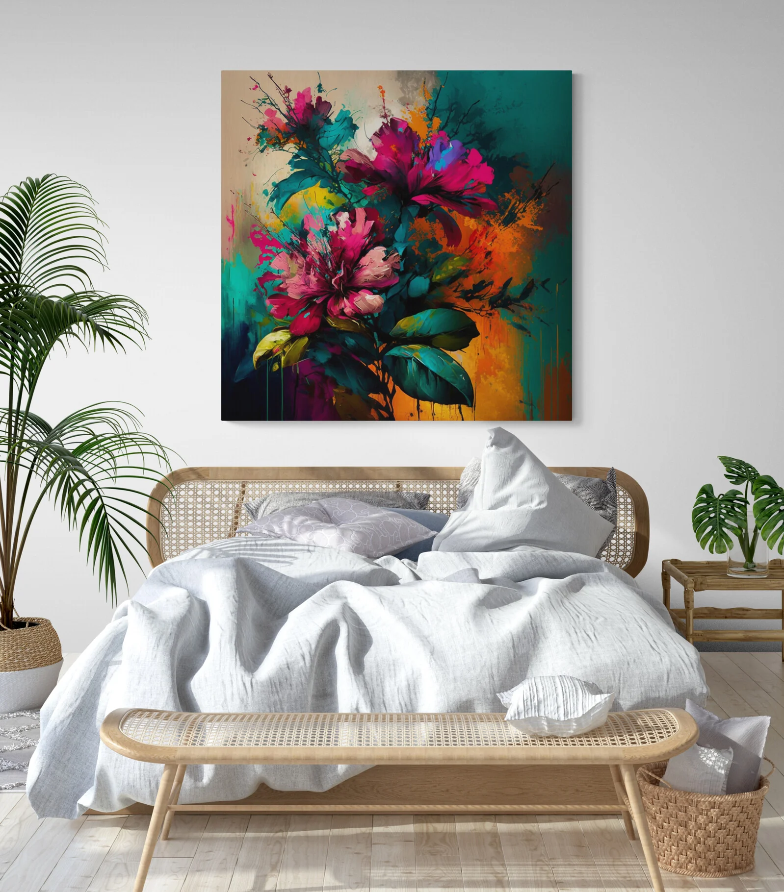 Tableau Fleurs Modernes