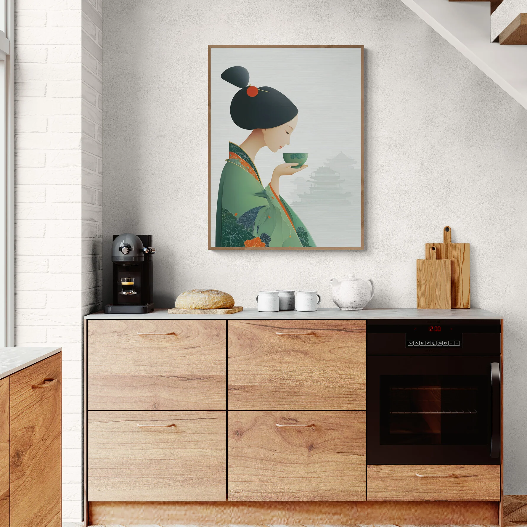 Tableau déco Rituel Matinal Japonais