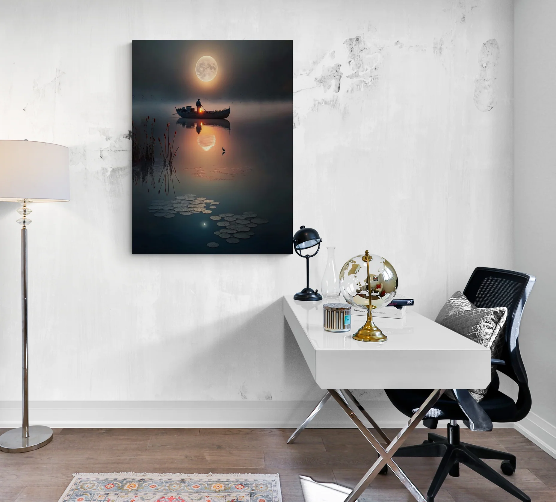 Barque au Lever du Soleil