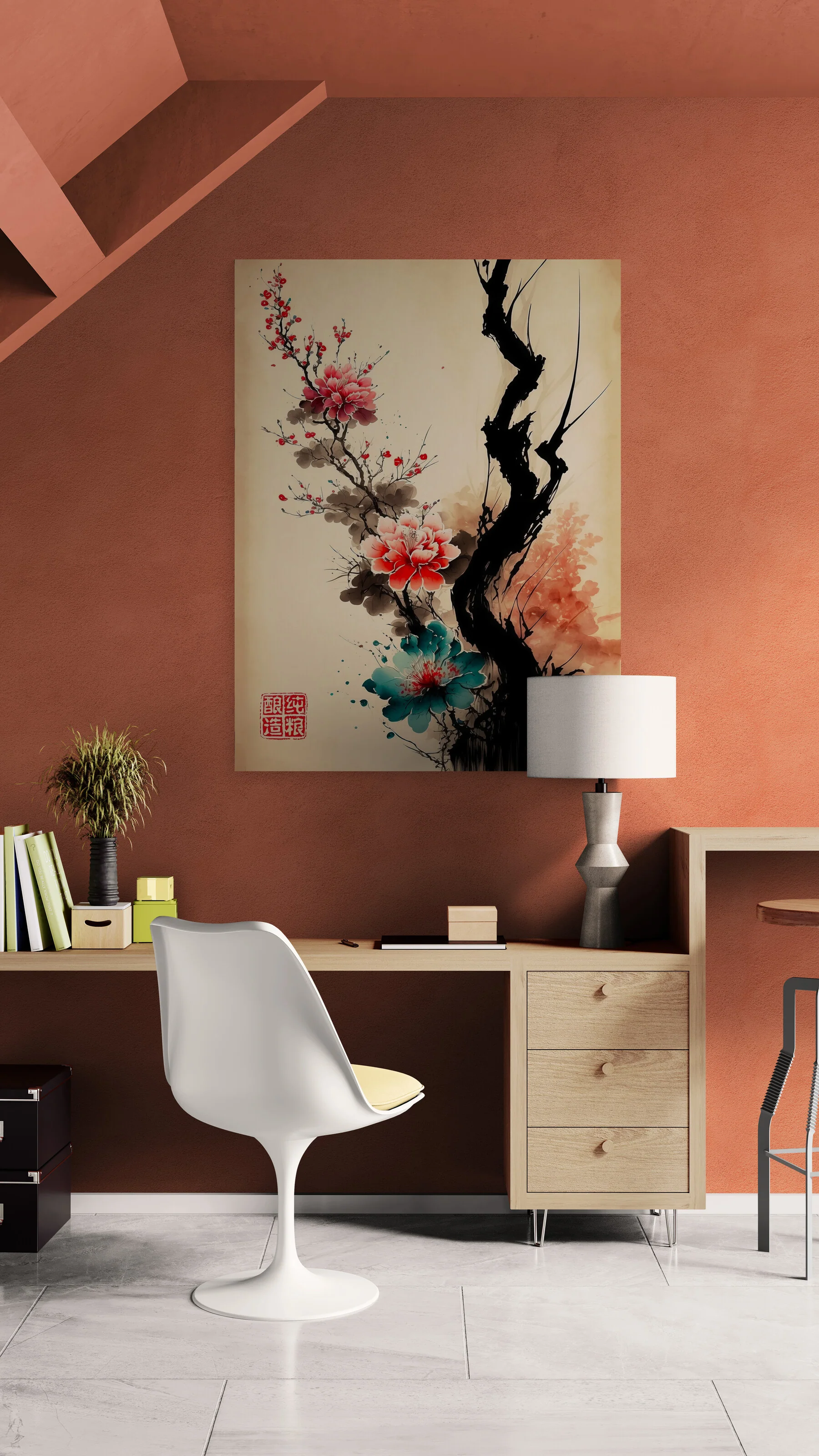 Tableau Cerisiers en Fleurs