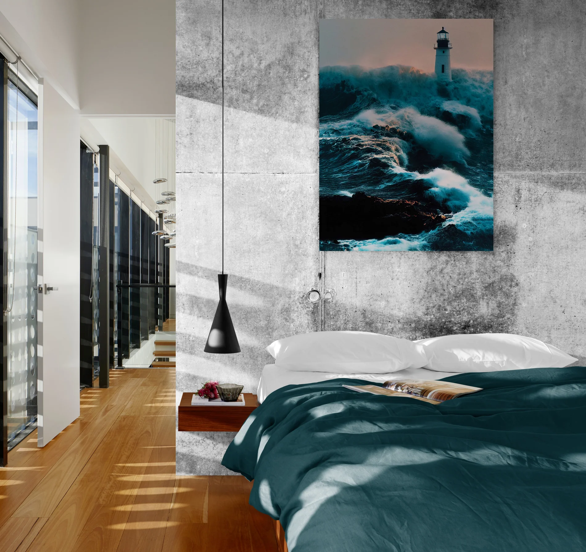 Tableau Phare dans la Tempête