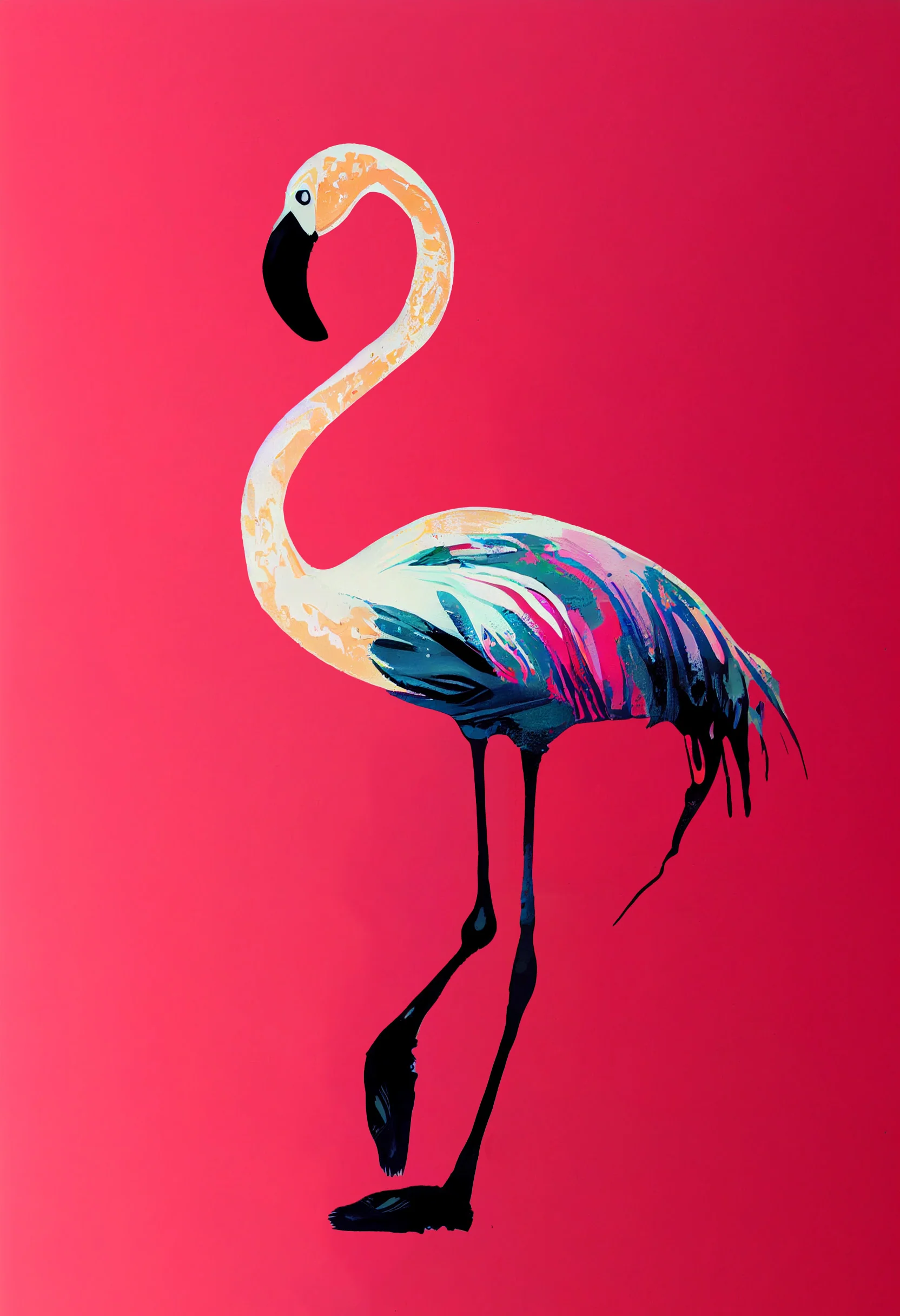 Décoratiom murale Flamant rose