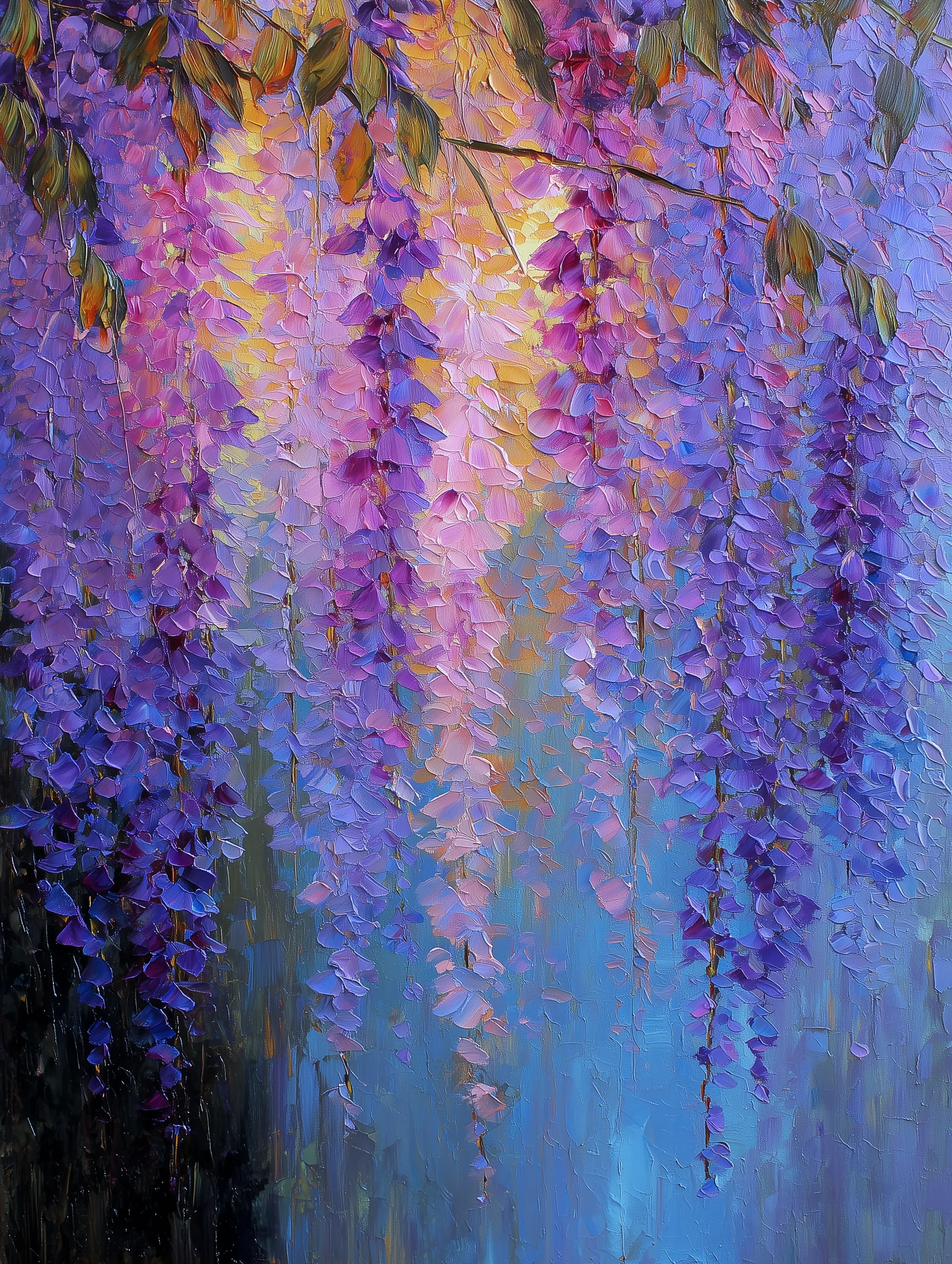 Glycine Violet et Bleu