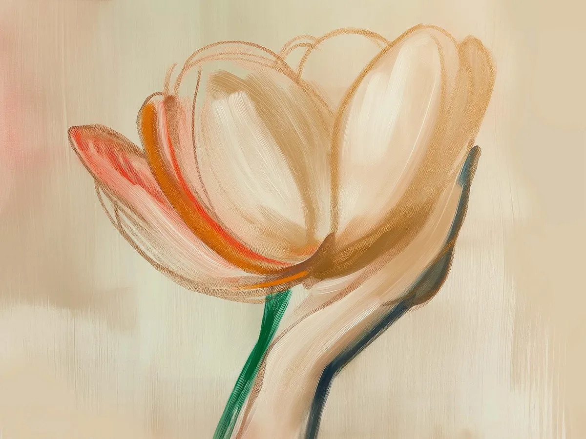 Tableau “Fleur en Main”