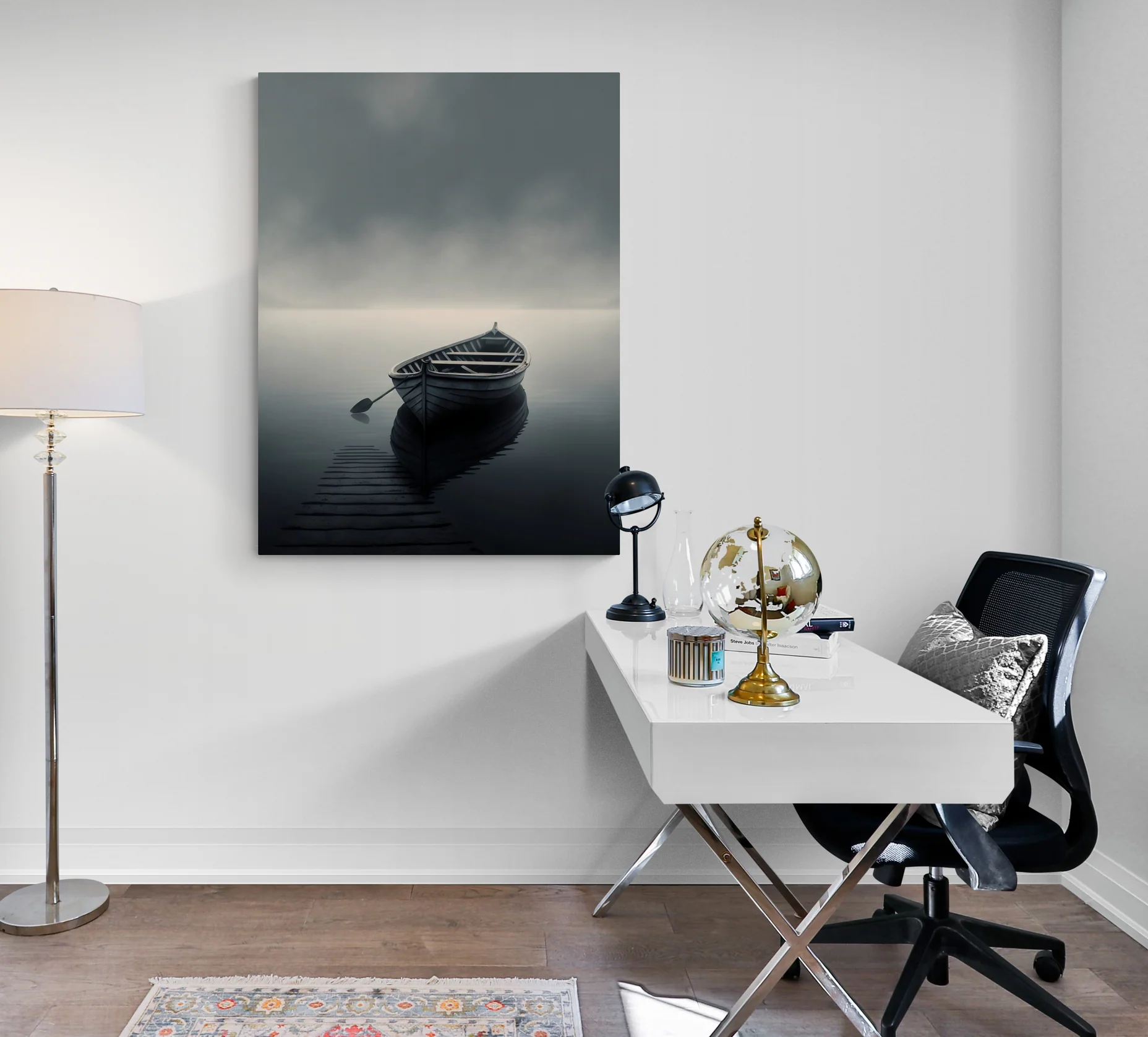 Tableau Barque Flottante