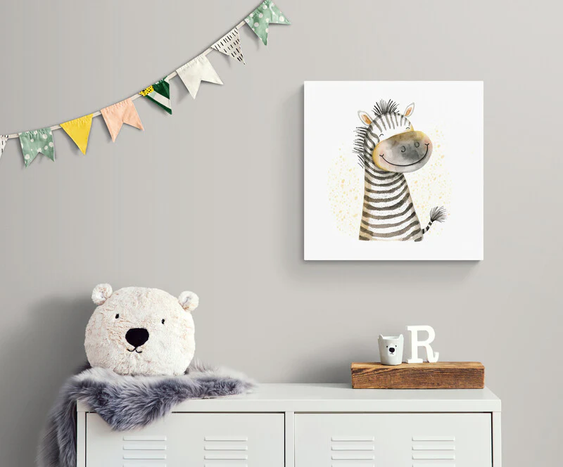 Zèbre rieur, ambiance féerique