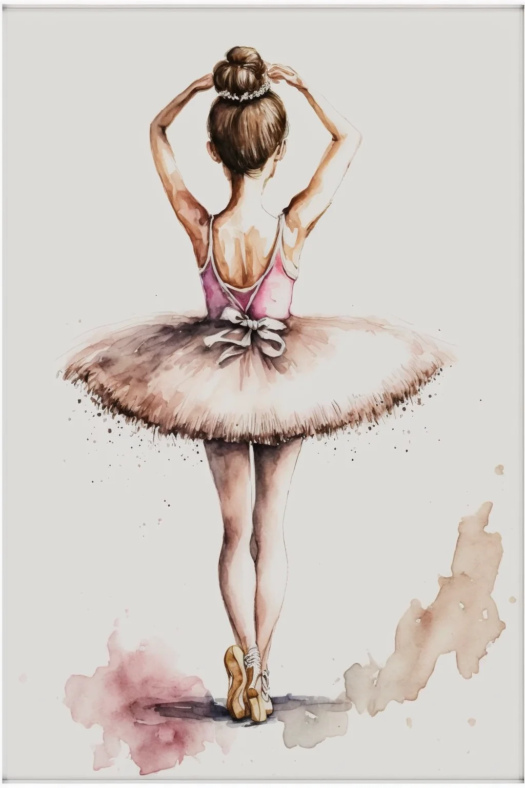 Décoratiom murale danseuse ballerine - Grâce poétique