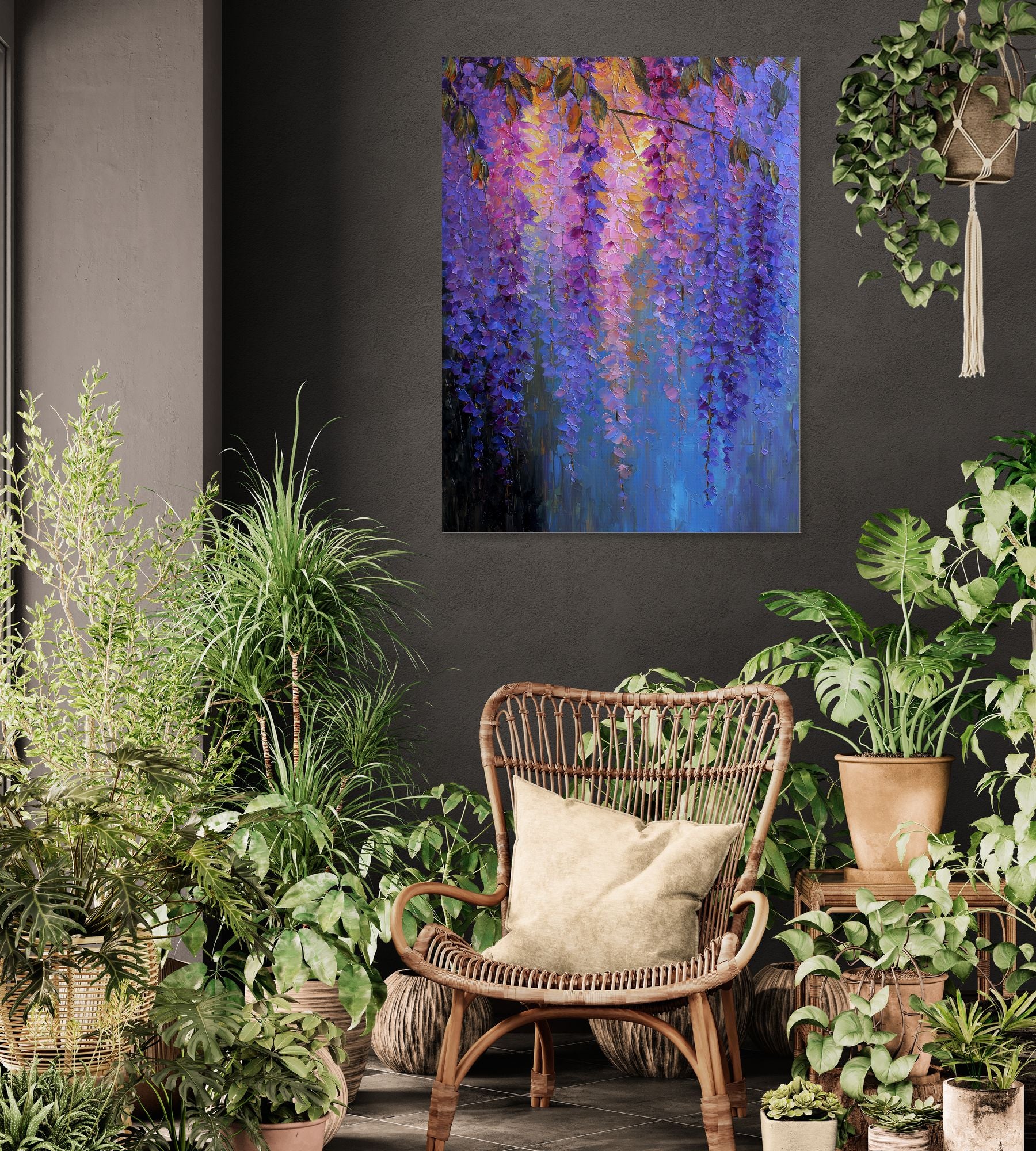 Glycine Violet et Bleu