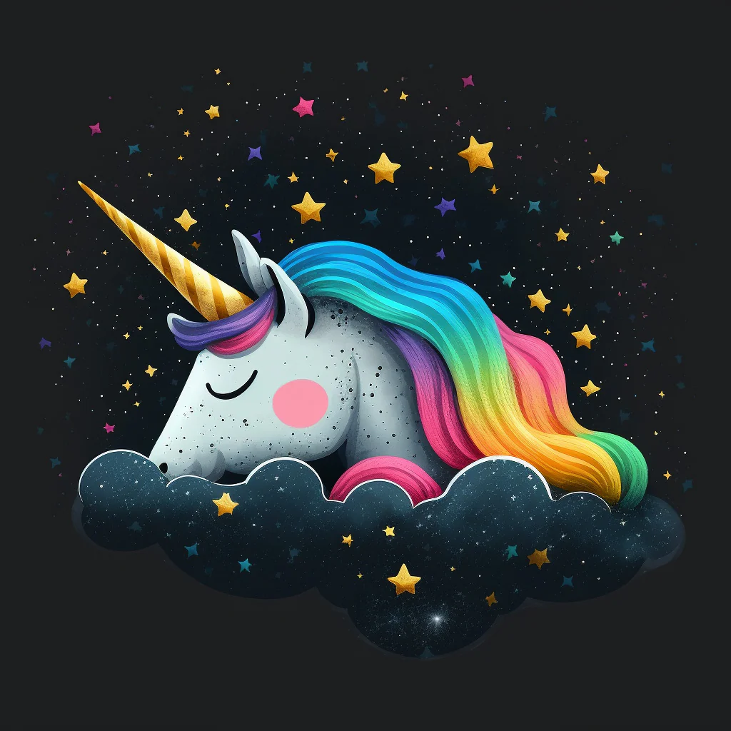 Cadre original Licorne Magique