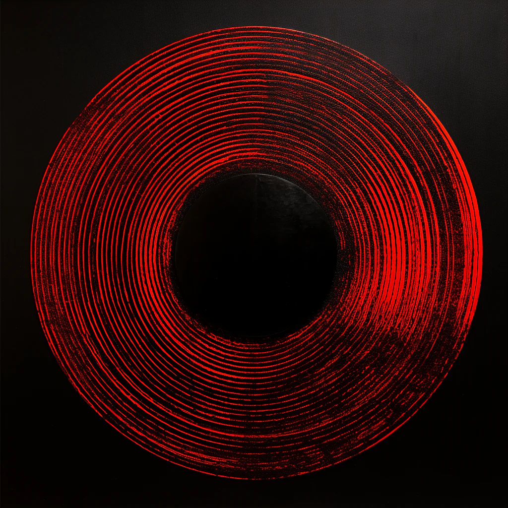 Cercle rouge captivant