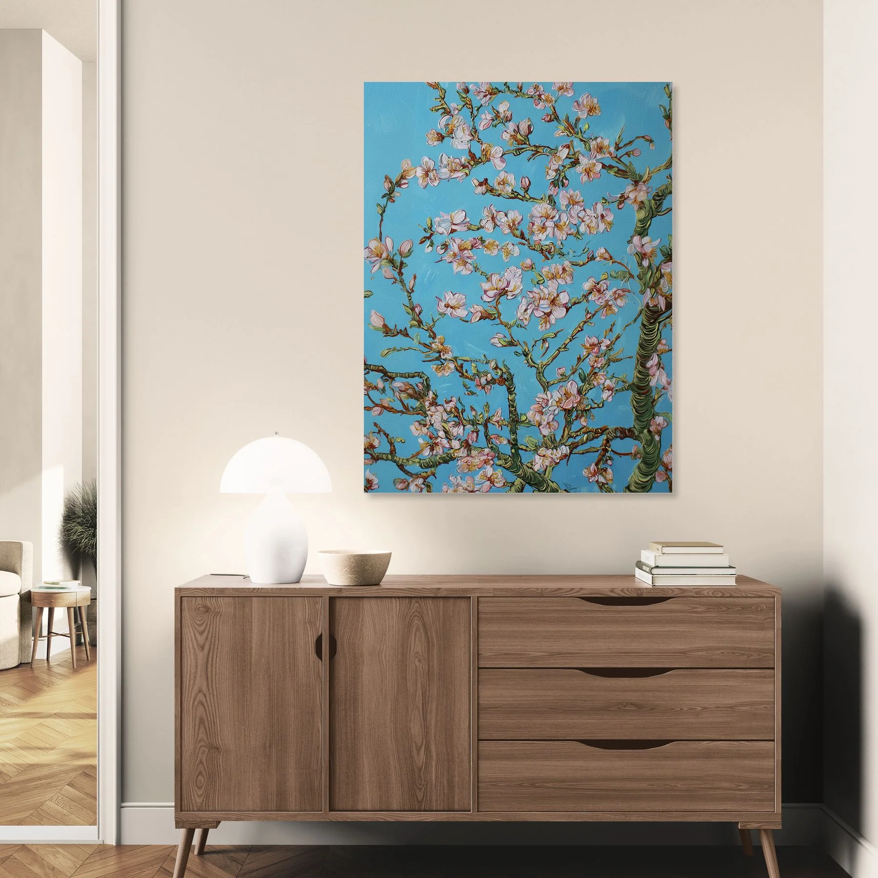 Tableau floral cherry blossom