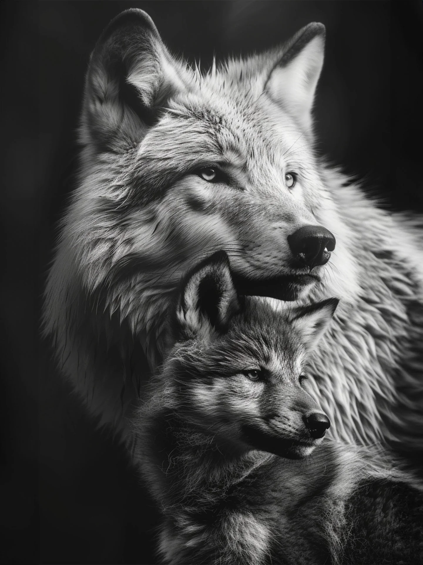 Tableau design Louve & Louveteau