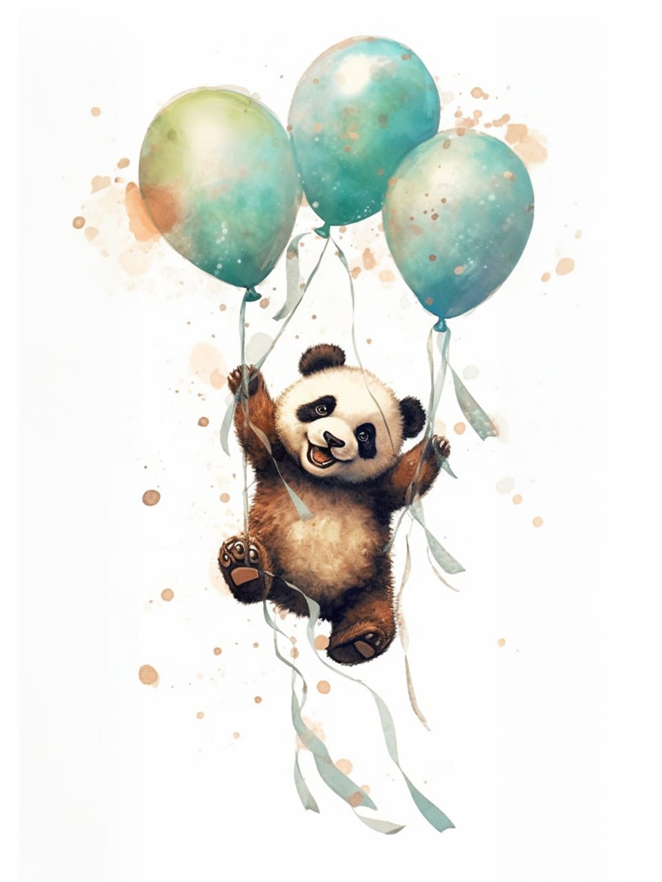 Panda - Douceur et Joie Paster