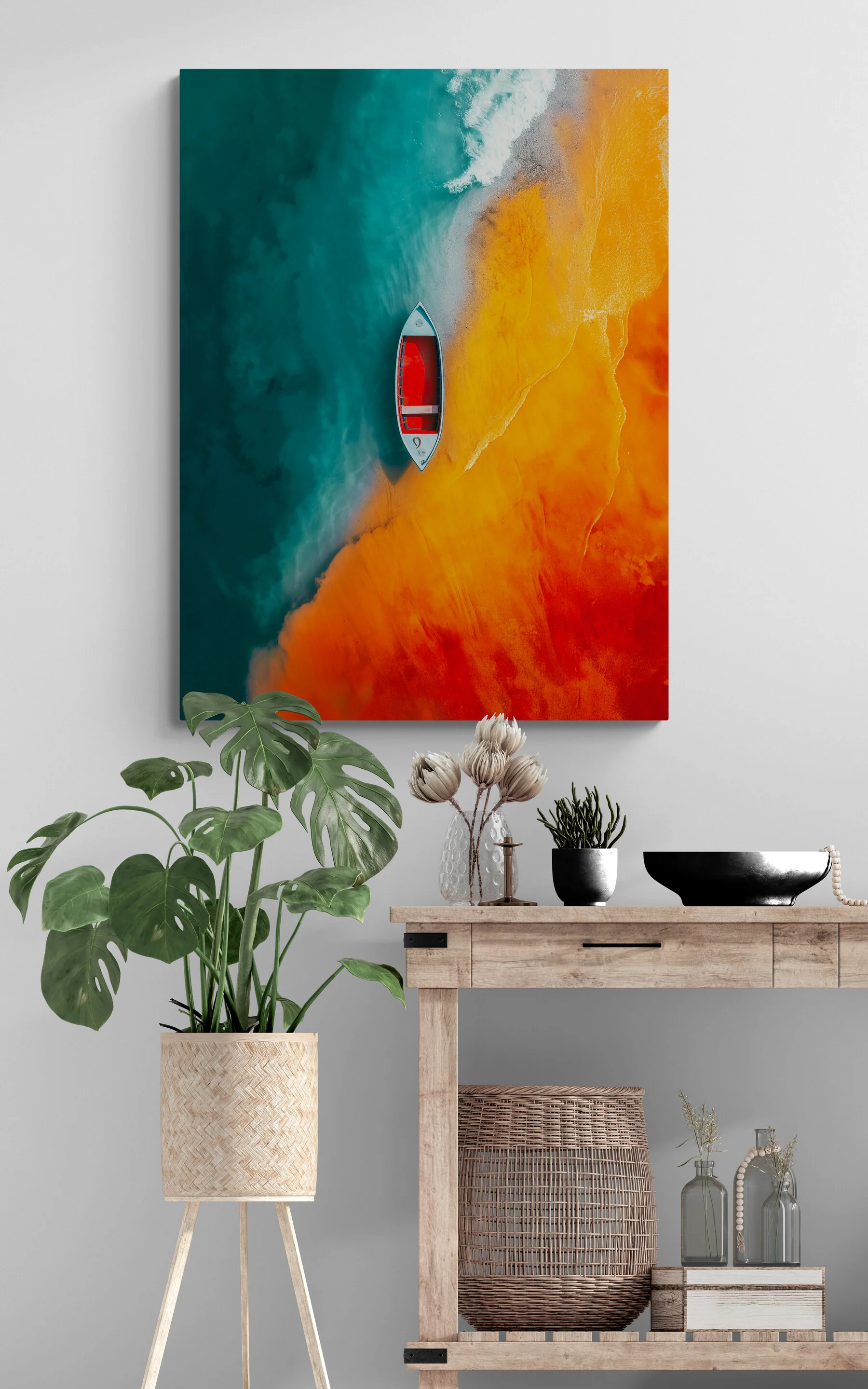 Cadre design Barque Maritime