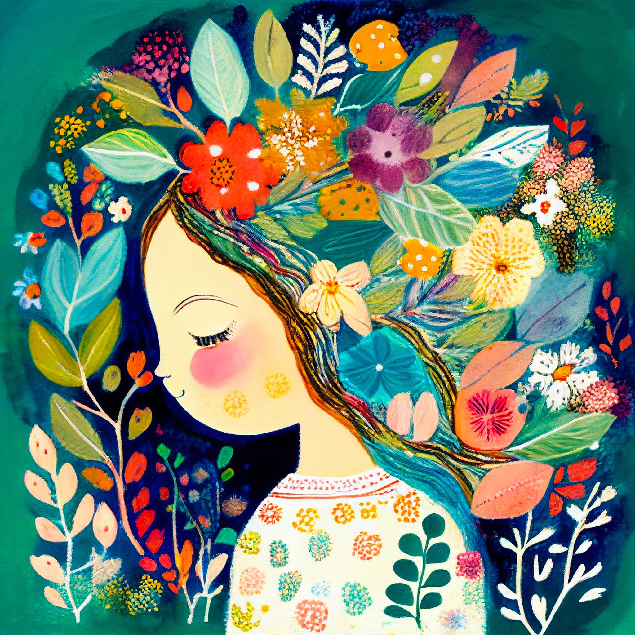 Enchantement floral poétique