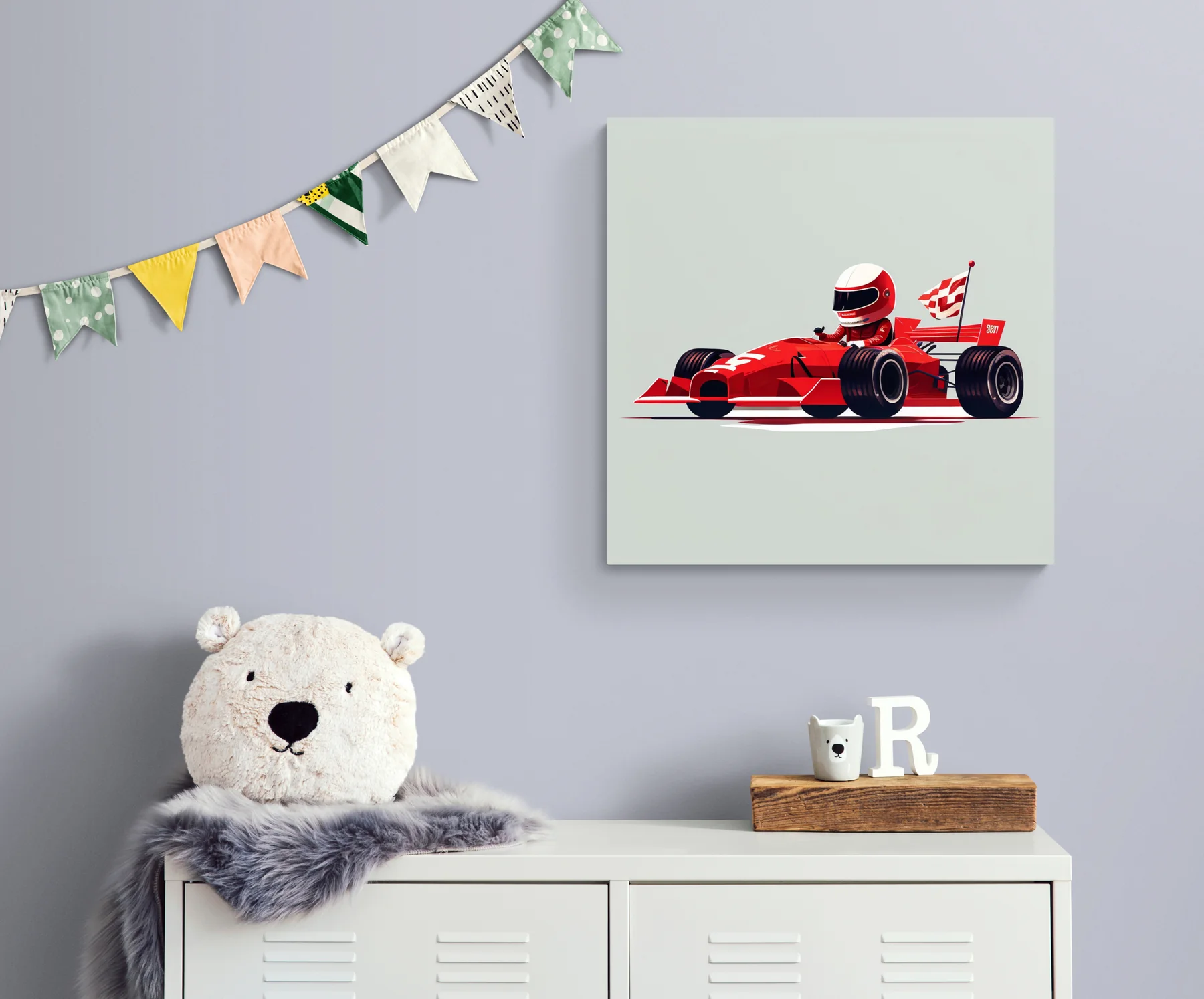 Course automobile enfant