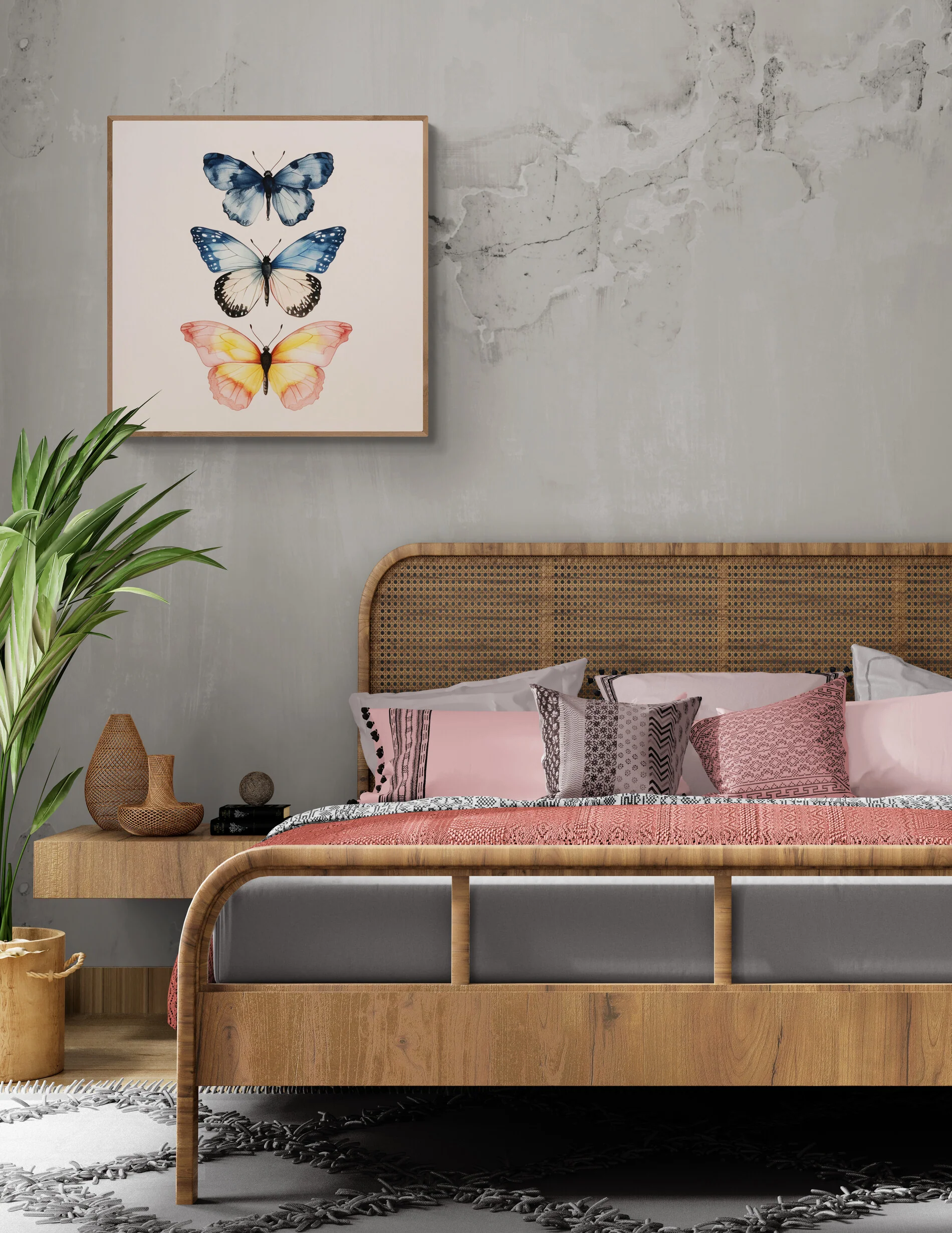 Ballet aérien de papillons