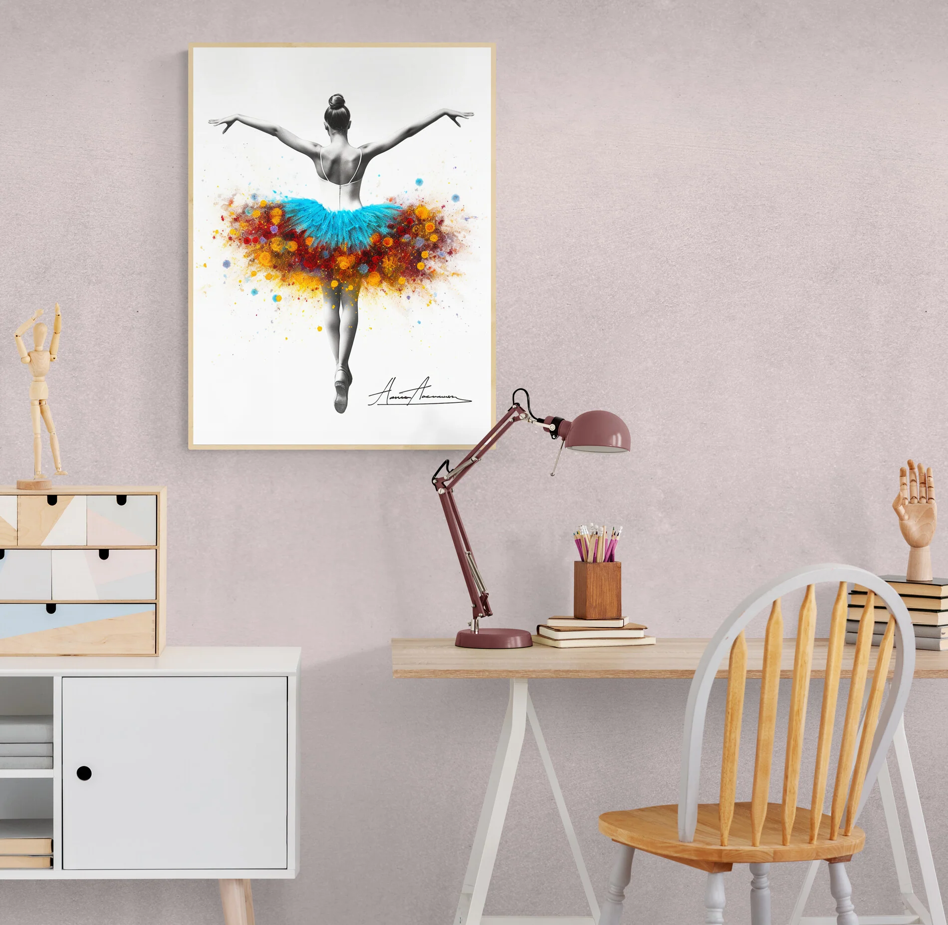 Danseuse florale éthérée