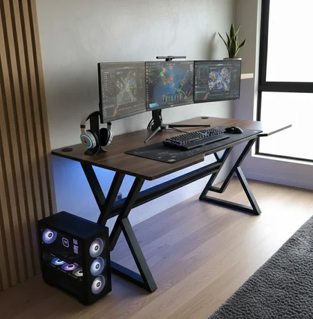 سواء كتقرا، كتخدم من الدار، ولا كتخدم على مشروع إبداعي، هذا المكتب كيمنحك المساحة اللي محتاج،